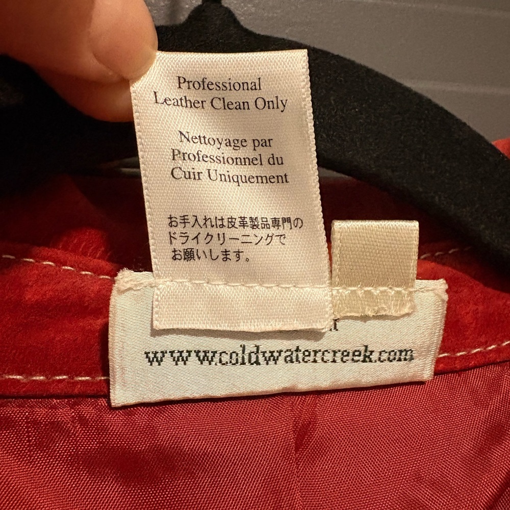Coldwater Creek Red Suede Jacket - Women - Picture 5 of 7